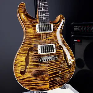 PRS Hollowbody II Piezo 10 Топ Желтый Тигр
