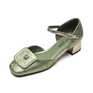 Туфли Мэри Джейн женские Echo&Yolo, цвет Apricot