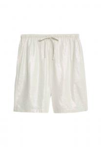 Шорты Marks & Spencer SHIMMER HIGH WAIST, Oatmeal/White