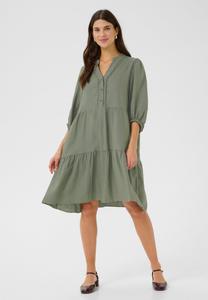 Повседневное платье CRCARISSA Cream, темно-зеленый