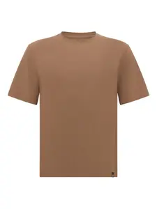 Футболка из эластичного хлопка Boggi Milano, коричневый