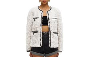 Self-portrait Белое бархатное пальто, Pure White