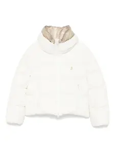 Куртка с логотипом Herno Kids, белый