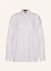 Блузка современного кроя, длинные рукава, рубашечный воротник  Van Laack, красный