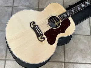 Акустическая гитара Gibson SJ-200 Studio из розового дерева 2024 года, натуральный цвет