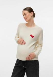 Джемпер Vero Moda NORMAL GESCHNITTEN RUNDHALS, Birch/Off-White