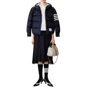 THOM BROWNE Футболка Women's White Lapel