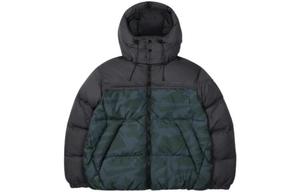 Пуховик унисекс темно-оливковый Fila, темно-оливковый