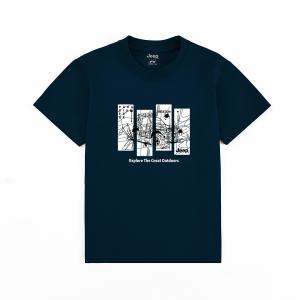 Футболка для детей Crew Neck Moderate Jeep, черный