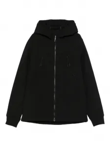 Худи на молнии C.P. Company Kids, черный