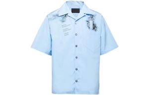 Мужская рубашка PRADA, цвет Blue