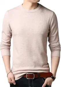 Мужской свитер Slim Solid с круглым воротом