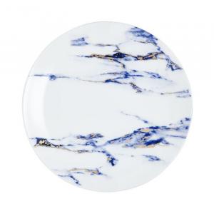 Мраморная обеденная тарелка Prouna, синий