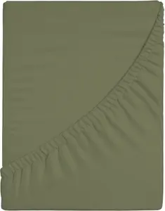 Простыня CASATEX "Джерси-Эластан" с эластаном 180-200х200-220 см, 1 шт., зеленый