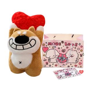 Плюшевая игрушка милый щенок с признанием и извинениями креативная необычная плюшевая кукла высота 35см Love of wormwood