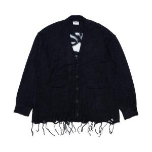 Кардиган BAPE Logo Distressed Cardigan, Black