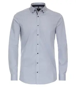 Деловая рубашка VENTI "Деловая рубашка VENTI принт", синий