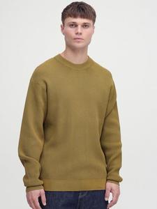 Вязаный свитер сдхами Solid, зеленый