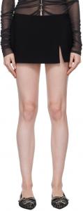 Мини-юбка из шерсти на атласной подкладке Acne Studios