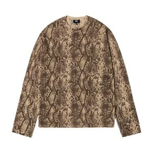 Топ Stussy Python Knit Crew 'Khaki'
