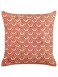 Декоративная подушка Beliani Deko RHUS, цвет rot/weiß