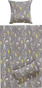 Комплект постельного белья REDBEST 203876 2-teilig, 135x1x200 см цвет grau-gelb-weiß