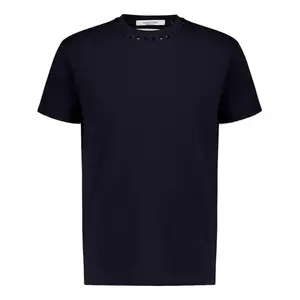 Футболка Valentino Rockstud T-Shirt 'Navy', темно-синий