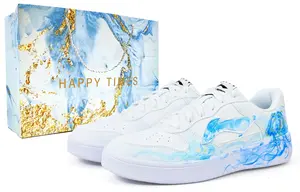 Понтонные лодки Покрытие Устойчивые к истиранию кроссовки Low top Skateboard Shoes Unisex LINING, синий