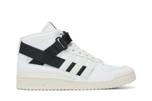 Кроссовки Adidas Parley x Forum Mid, белый/черный