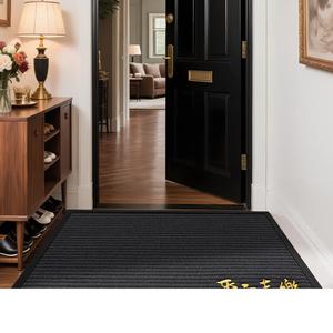 Dajiang Ковер 90х150 см для прихожей, износостойкий, грязеотталкивающий, с лазерной вышивкой Xiguan, для улицы
