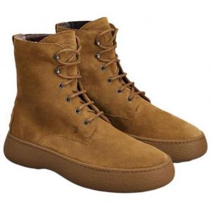 Ботинки TOD'S на шнуровке с круглым носком