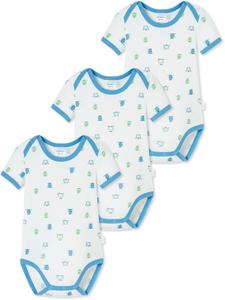 Комбинезон SCHIESSER Baby Love Natural, цвет Blue/White