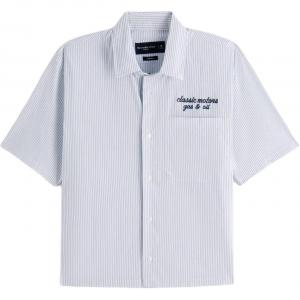 Abercrombie＆Fitch Мужская рубашка светло-голубого цвета