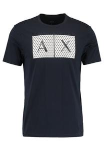 Футболка с принтом Armani Exchange, темно-синий