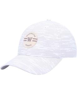 Мужская белая регулируемая кепка Washington Huskies Streaker Ahead