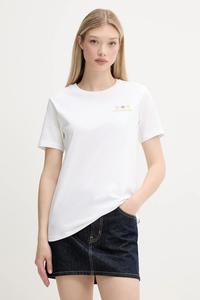 Хлопковая футболка Converse, белый