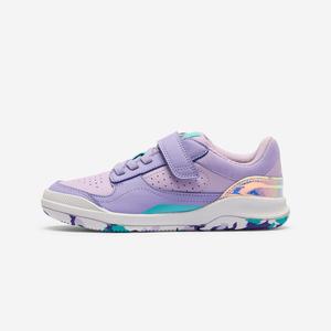 DECATHLON Кроссовки для фитнеса, детские, прочные, многофункциональные - кроссовки Playventure Yard, фиолетовые/зелёные