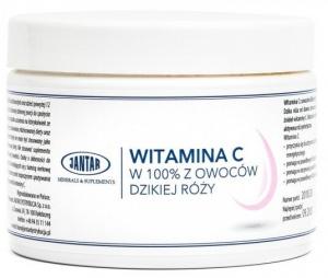 Jantar, Натуральный витамин С из шиповника 1000 мг, 300 г