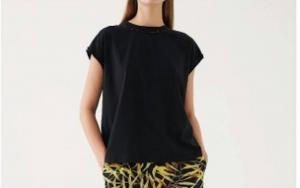 Топ Tia в черном цвете EXQUISE