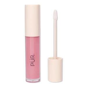 Блестящий тинт для губ, увеличивающий объем губ, тонирующее масло для губ PÜR, Strawberry Sorbet (natural pink)