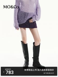 Джинсовые брюки-кюлоты Moco, фиолетовый