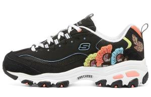 Кроссовки женские D"Lites 1.0 Chunky с низким верхом, черные/многоцветные Skechers