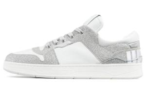 Флорент Лоу топ Мужские скейтборд кроссовки Серебристый Jimmy Choo