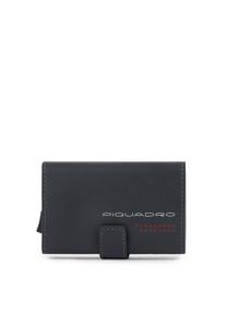 Кошелек Piquadro KARTENETUI AUS METALL, Grigio Nero/Grey