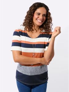 Рубашка с короткими рукавами с принтом темно-синего цвета папайи WITT WEIDEN