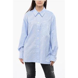 Рубашка свободного кроя из хлопка BY VERDY Kenzo, Light Blue