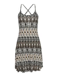 Платье LASCANA, цвет Olive/Black