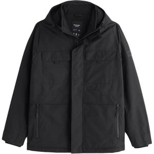 Abercrombie＆Fitch Куртка мужская черная, Black