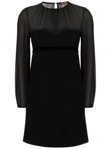 Полупрозрачное платье MAX MARA, черный