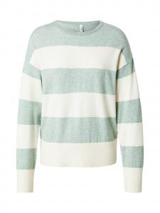 ONLY Свитер 'ONLSENTA' в цвете пастельный зеленый, натуральный белый